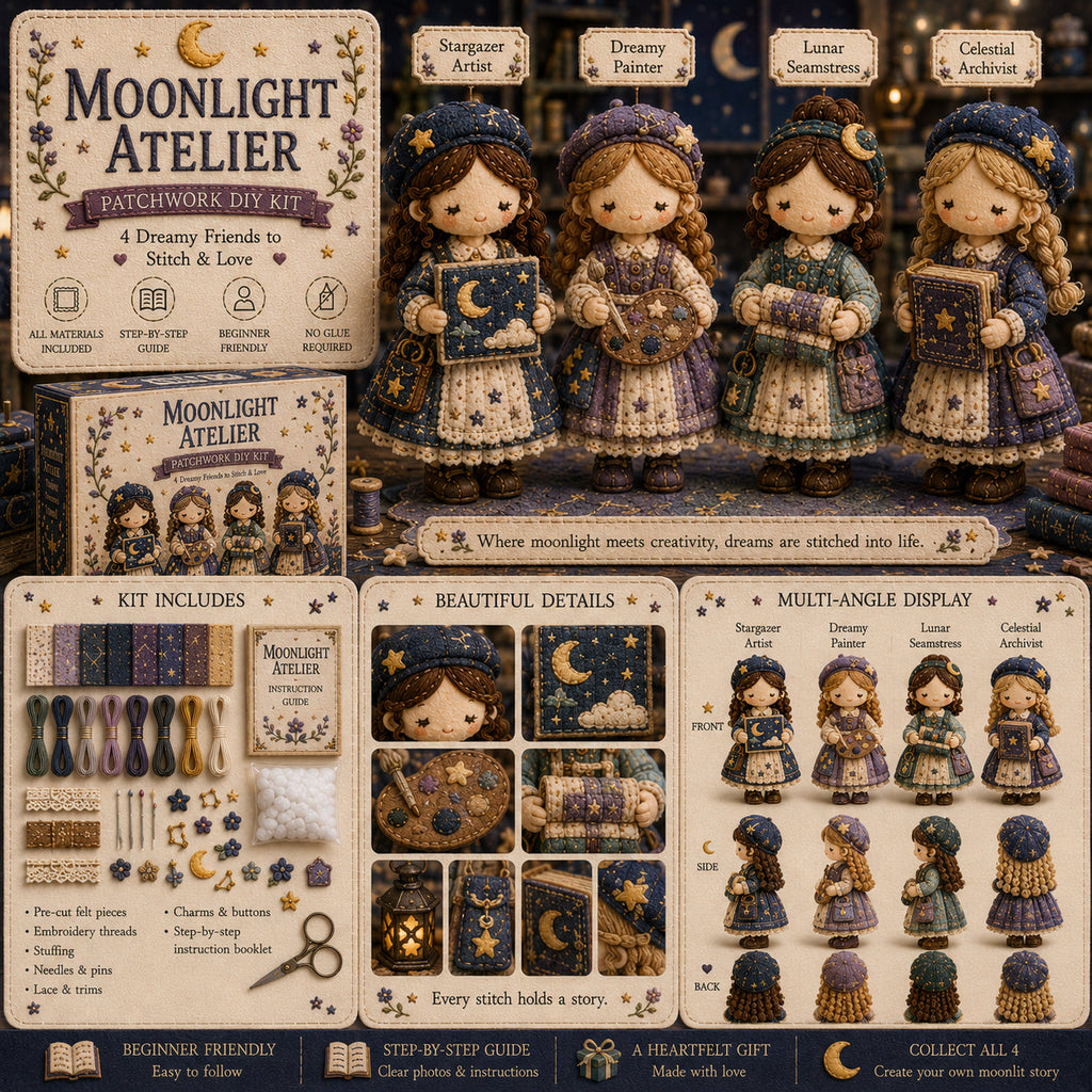 🎁 Ultima zi: bucură-te de 49% reducere! 🧵 Set de patchwork miniatural din seria "lume în miniatură"