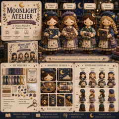 🎁 Ultima zi: bucură-te de 49% reducere! 🧵 Set de patchwork miniatural din seria "lume în miniatură"
