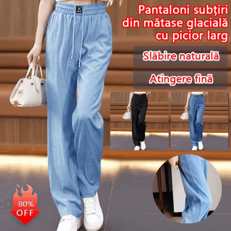 ❤️【40-100kg】2026 noi pantaloni casual cu drapaj moale de înaltă calitate