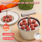 🍖🐟【Cumpărați 1 obțineți 1 gratuit】Formator din oțel inoxidabil pentru chiftele, ustensilă practică pentru bucătărie – ideal pentru chiftele de carne și pește