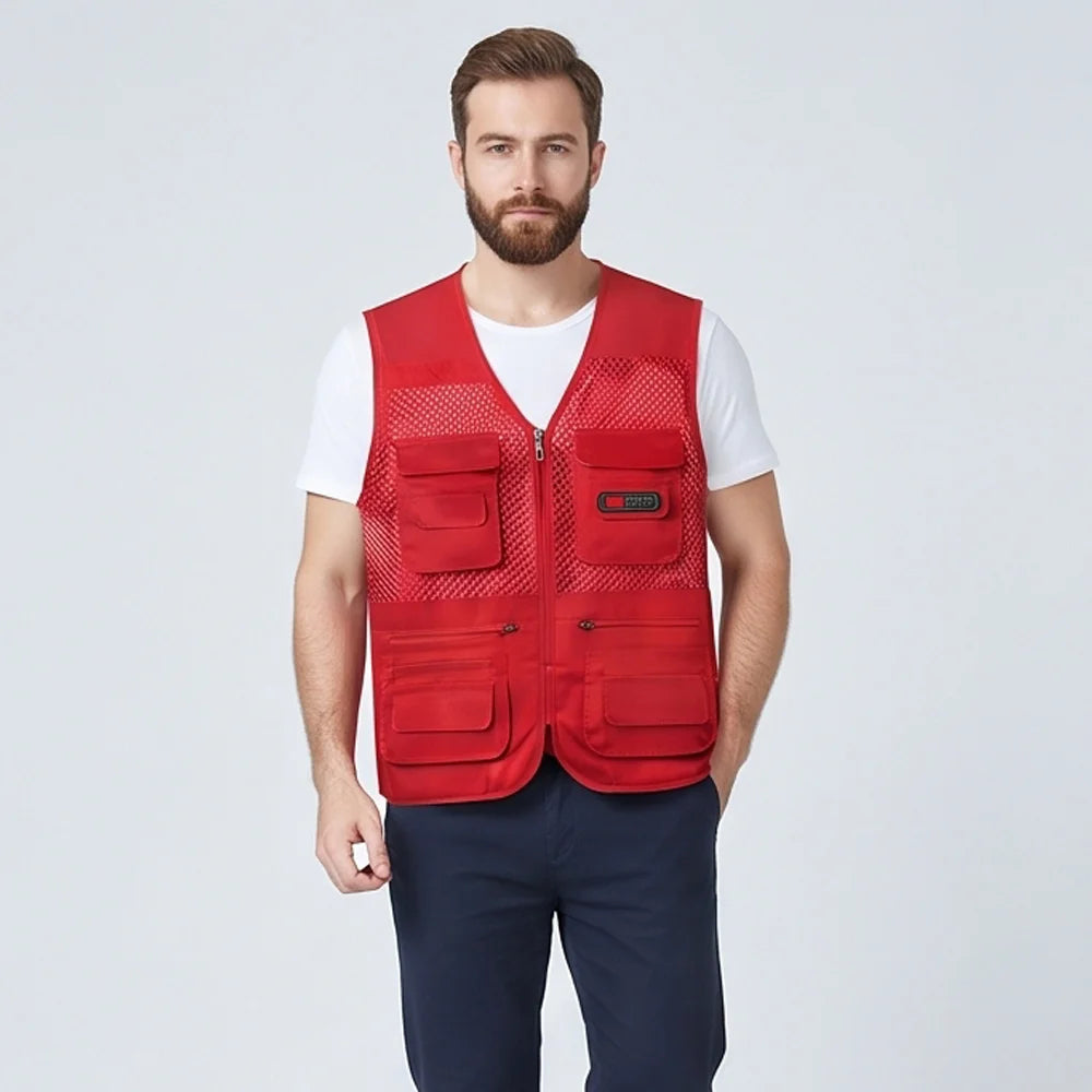🔥Vestă funcțională casual cu mai multe buzunare【XL-4XL】
