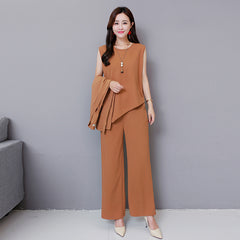 🔥【Costum din trei piese】🔥【S-5XL】 2026 Îmbrăcăminte profesională casual pentru femei, la modă și simplă（40-100kg）
