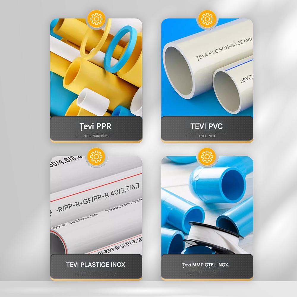 🛠️【Set de instrumente pentru deschiderea găurii filet intern + filet extern】Se aplică conductelor de apă în 4 și 6 puncte plastic PPR PVC