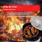 🍢🍖🍗Grătar din oțel inoxidabil 304 cu 24 de țepușe pentru cuptor cu aer cald