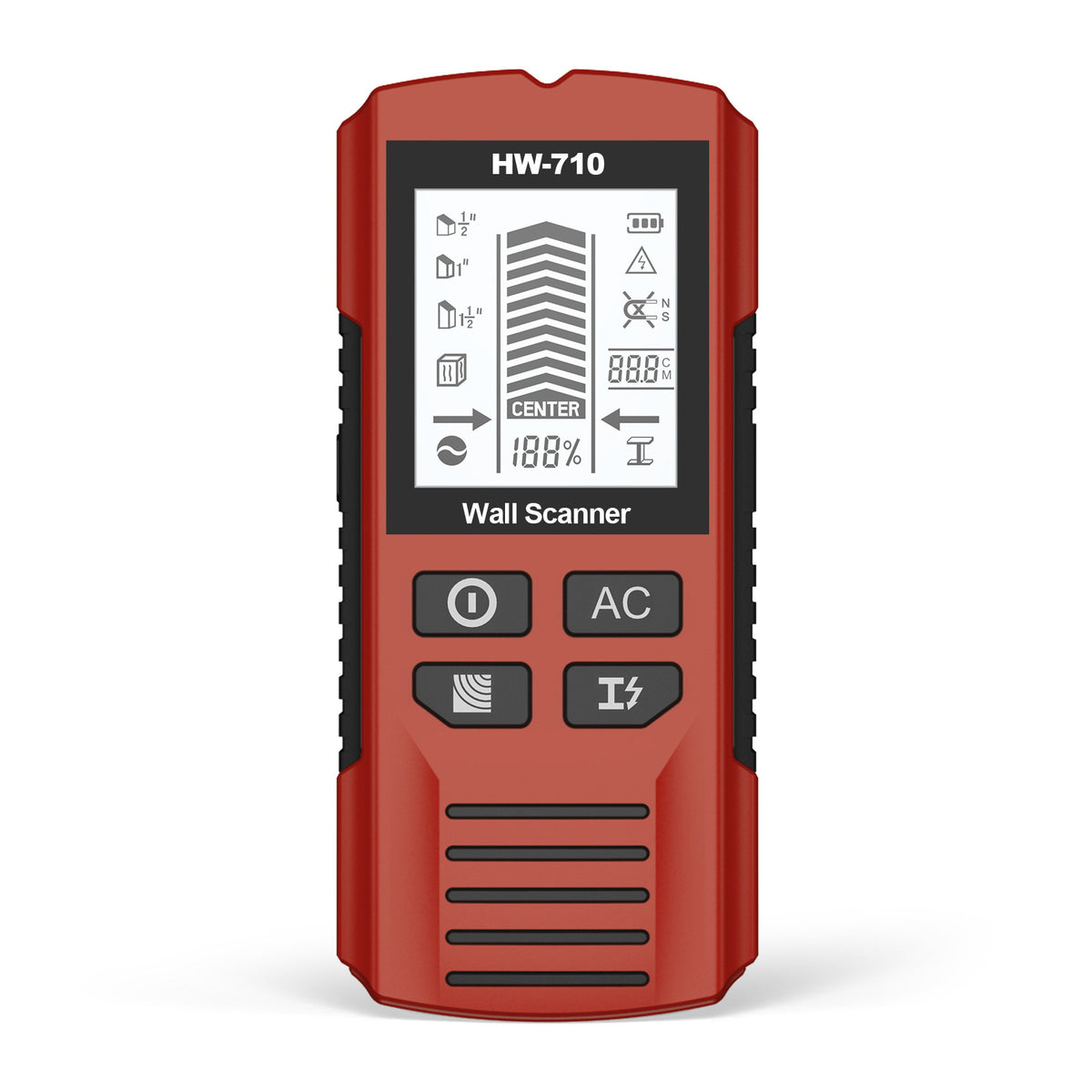 🔍Detector multifuncțional pentru metale, lemn și cabluri; localizează în siguranță și cu precizie țevile și cablurile ascunse.