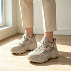 【Efect de înălțare invizibil】Pantofi casual eleganți, perforați, respirabili și confortabili