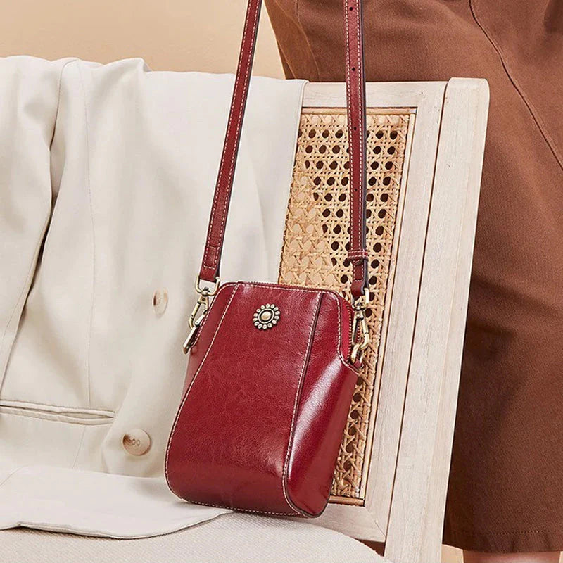 ✨【🔥50%OFF】Geantă Mini Crossbody din piele moale