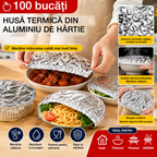 📢 Reducere de 50%! 🔥 🥗Capace din aluminiu pentru alimente – prospețime fără folie și fără mizerie