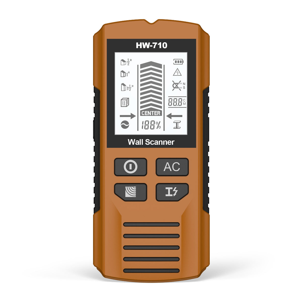 🔍Detector multifuncțional pentru metale, lemn și cabluri; localizează în siguranță și cu precizie țevile și cablurile ascunse.